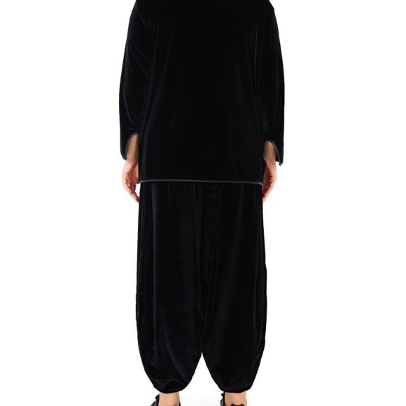 Darkwin Designer Black Soft Pant Suit, Turkish Elegance for Perfect Fit L - Picture 3 of 4